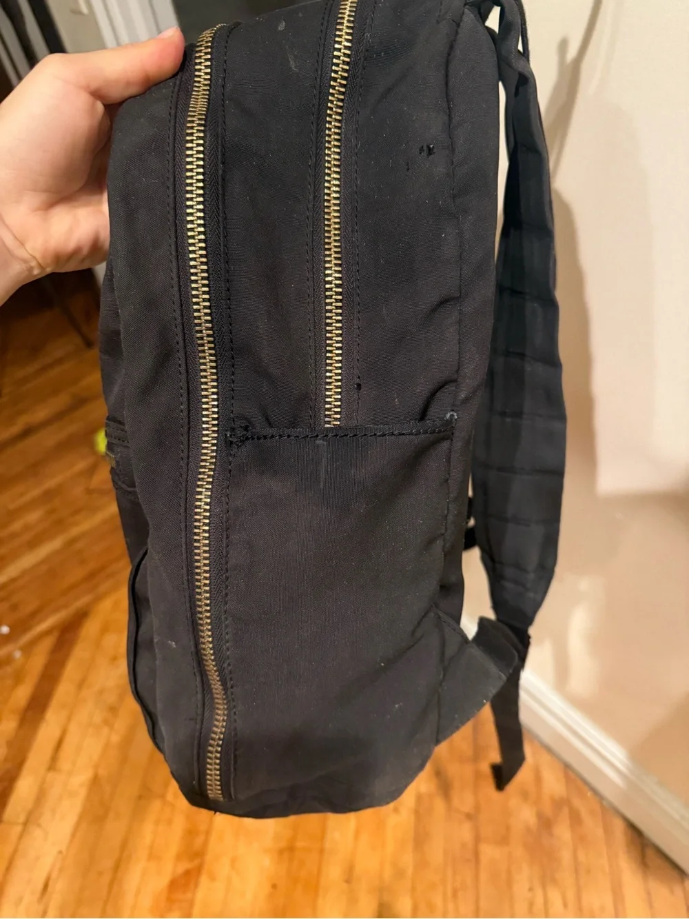 Black STATE Canvas Backpack